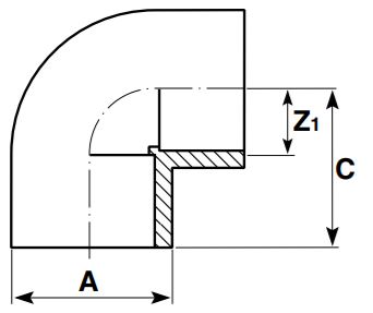 ABS-Elbow-90-Diagram